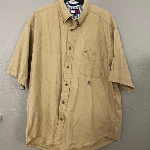 Tommy Hilfiger Men's Casual Shirt Vintage 90s Shirt - Picture 2 of 10